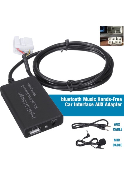 Honda Accord Için Civic Crv 2006-2011 Araba Bluetooth Modülü Eller Serbest Stereo Aux Aux Audıo CD Dönüştürücü Arayüz (Yurt Dışından) fiyatları