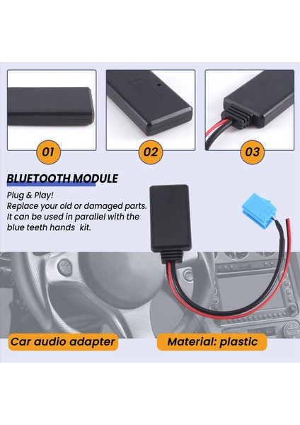 Aux Blue-Tooth Müzik Adaptör Arayüzü Kablosuz Radyo Stereo Aux Kablosu Alfa Için Romeo 147 156 159 Brera Mıto Gt Gıulıetta (Yurt Dışından) fırsatları