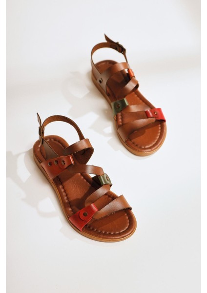 Hakiki Deri Ginta Taba Sandalet indirimleri