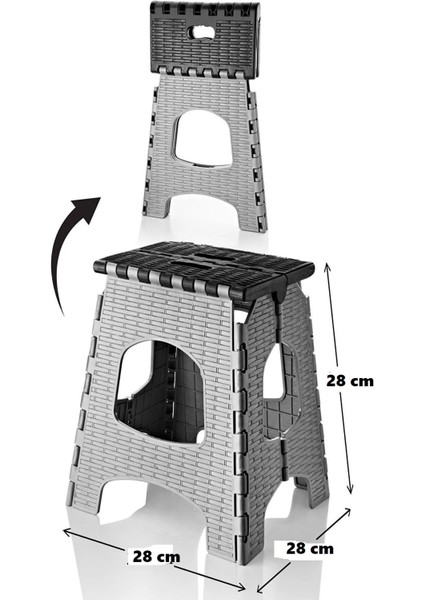 28 cm Dayanıklı Katlanabilir Tabure - Kamp Piknik Metrobüs Otobüs Balıkçı Tabure fırsatları
