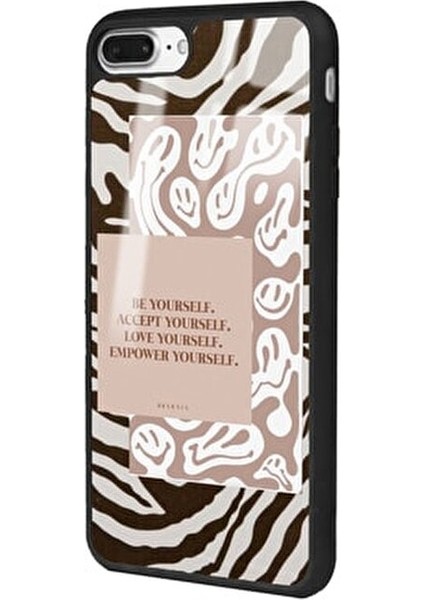 Silikon Telefon Kılıfı iPhone 7 Plus 8 Plus İçin Zebra Desenli Şık Tasarım fiyatları