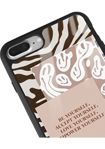 Silikon Telefon Kılıfı iPhone 7 Plus 8 Plus İçin Zebra Desenli Şık Tasarım modelleri