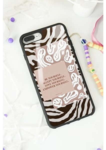 Silikon Telefon Kılıfı iPhone 7 Plus 8 Plus İçin Zebra Desenli Şık Tasarım fırsatları