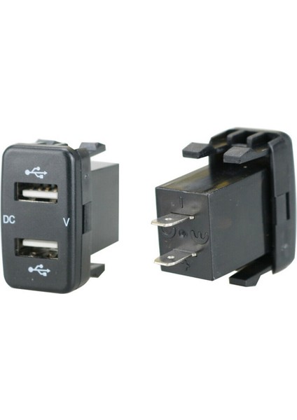 3x Araç Şarj Cihazı Çift USB Port Şarj Volt Ekran Adaptörü Toyota Green Için Uygun (Yurt Dışından) fırsatları