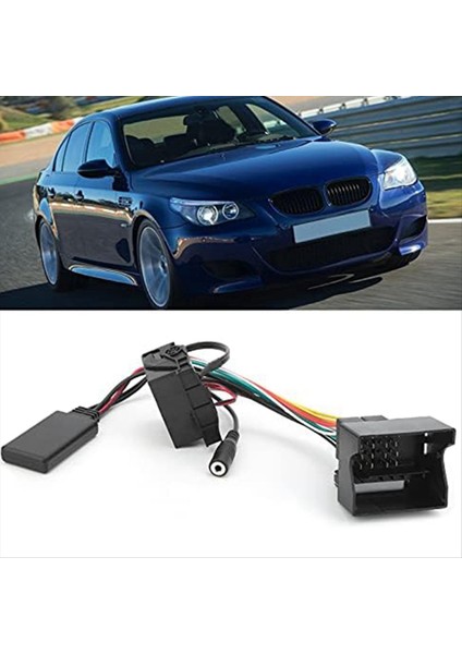 2set Araba Radyosu Bluetooth 5 0 Müzik Aux Kablo Handfree Adaptör Kablo Demet Kiti Bmw E60 E63 E90 E91 (Yurt Dışından) fiyatları