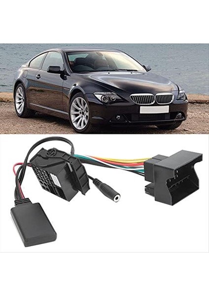 2set Araba Radyosu Bluetooth 5 0 Müzik Aux Kablo Handfree Adaptör Kablo Demet Kiti Bmw E60 E63 E90 E91 (Yurt Dışından) modelleri