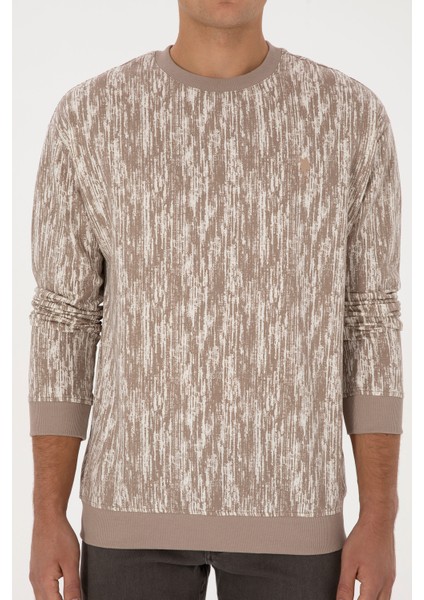 Erkek Koyu Bej Sweatshirt 50309983-VR088