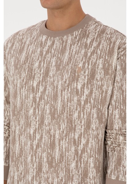 Erkek Koyu Bej Sweatshirt 50309983-VR088