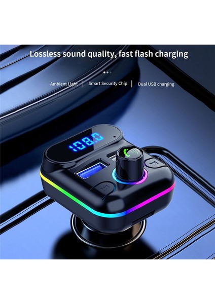 Araba Eller Serbest M33 Bluetooth Uyumlu 5 0 Fm Verici Çift USB Şarj Cihazı Kiti Mp3 Modülatör Oynatıcı Disk Oynatıcı (Yurt Dışından) modelleri