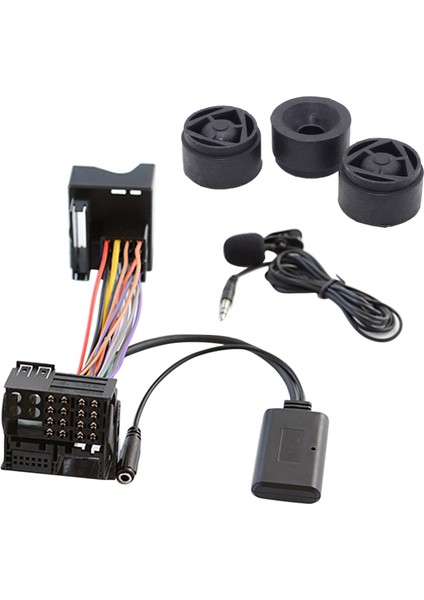 3pcs Motor Montaj Çalı ile Araba Bluetooth 5 0 Aux Kablo Mikrofon (Yurt Dışından)