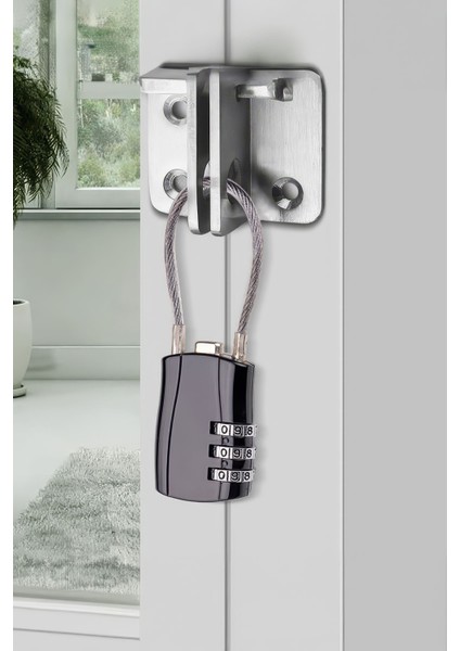 25 mm 3 Haneli Sıfırlanabilir 13 cm Dolap Bagaj Çanta Kilidi Asma Kilit CIN540SY modelleri