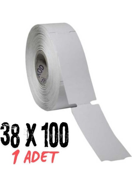 100MM x 38MM Termal Raf Etiketi