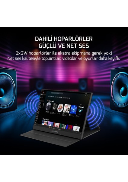 Lıte E15T 4ms 60HZ 15,6" Fhd IPS Dokunmatik Taşınabilir Monitör fırsatları