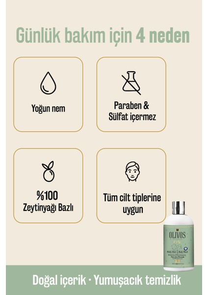 Zeytinyağlı Bebek Şampuanı 400Ml modelleri