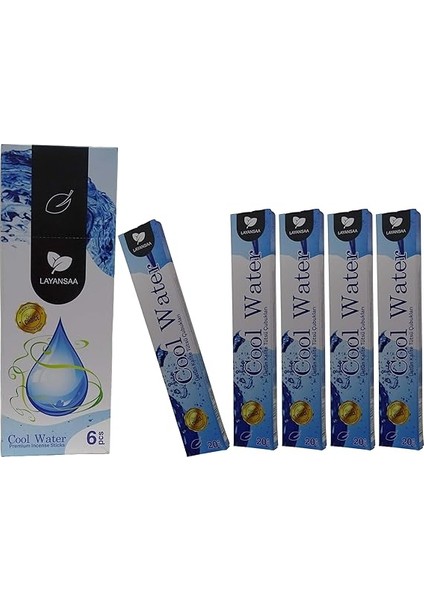 Cool Water (Serin Su) Kokusu Özel Aroma Kokusu Agarbatti Arınma 20 Adet 1 Paket Çubuk Tütsü fiyatları