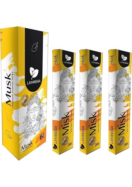Musk (Misk) Kokusu Özel Aroma Kokusu Agarbatti Arınma Meditasyon 20 Adet 1 Paket Çubuk Tütsü modelleri
