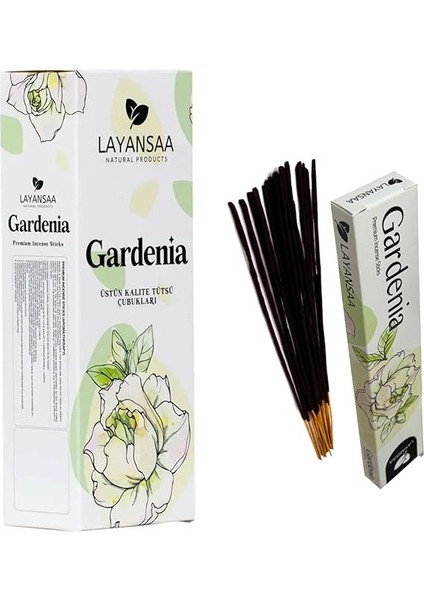 Gardenya (Gardenia) Kokusu Özel Aroma Kokusu Agarbatti Arınma 20 Adet 1 Paket Çubuk Tütsü indirimleri