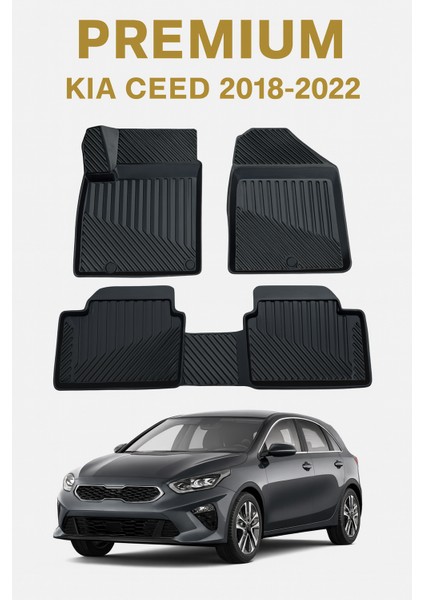 Kia Ceed 2018-2022 Uyumlu 3D Oto Paspas Premium fırsatları