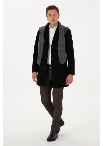 Erkek Siyah Kaban 50311635-VR046 fırsatları