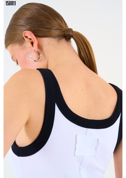 Iki Renkli Atlet - Siyah-Beyaz modelleri