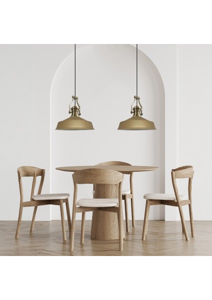 Bej Asaletli Ikili Avize Yeni Eskitme Başlık Retro Sarkıt Lamba Mutfak Salon Kafe Avizeleri