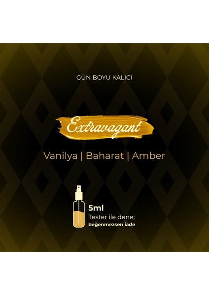 Extravagant EDP 50ml Erkek Parfüm | Vanilya, Baharat, Amber fiyatları