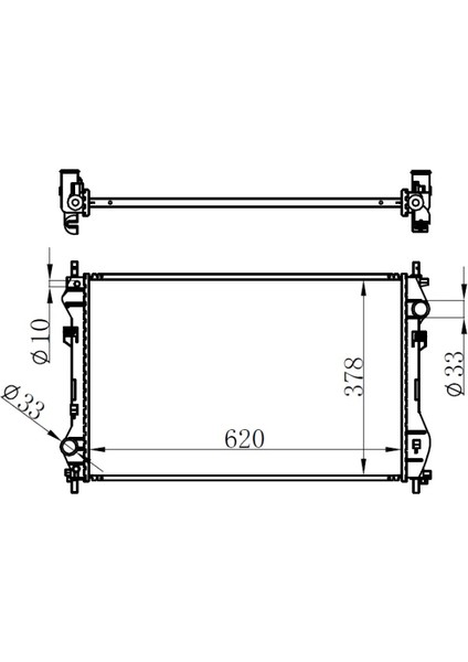 MOTOR SU RADYATORU TRANSIT 5184 2.4TDCI 2001-2006 KLIMASIZ BRAZING YC158005HA 4374556