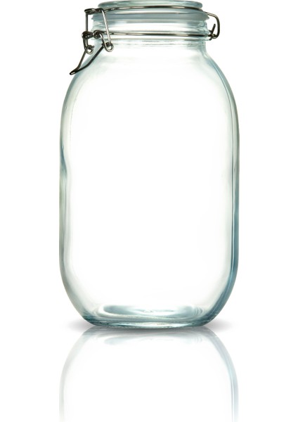 3'lü Korken Kavanoz 3000 ml Vakumlu Kilitli Cam Saklama Kavanozu fiyatları