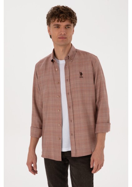 Erkek Bakır Gömlek Desenli 50316640-VR182 modelleri