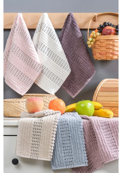 Pamir 6\'lı Mutfak ve El&yüz Havlu Seti 30X50 cm fiyatları