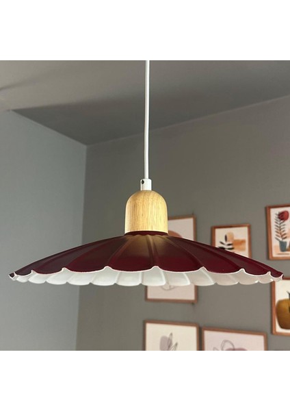 Cuello Vişne Çürüğü Metal Avize Kalın Ahşap Kafa Başlık Rustik Cafe Mutfak Modern Dekoratif Sarkıt fiyatları