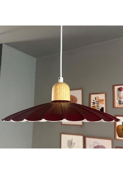 Cuello Vişne Çürüğü Metal Avize Kalın Ahşap Kafa Başlık Rustik Cafe Mutfak Modern Dekoratif Sarkıt modelleri