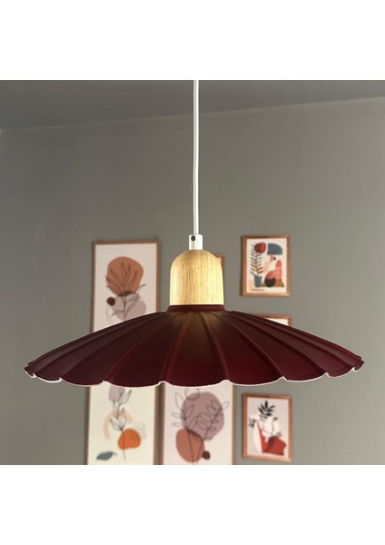 Cuello Vişne Çürüğü Metal Avize Kalın Ahşap Kafa Başlık Rustik Cafe Mutfak Modern Dekoratif Sarkıt