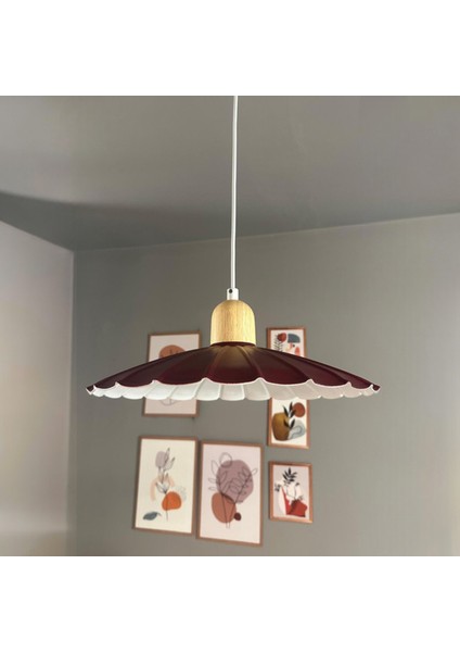 Cuello Vişne Çürüğü Metal Avize Kalın Ahşap Kafa Başlık Rustik Cafe Mutfak Modern Dekoratif Sarkıt