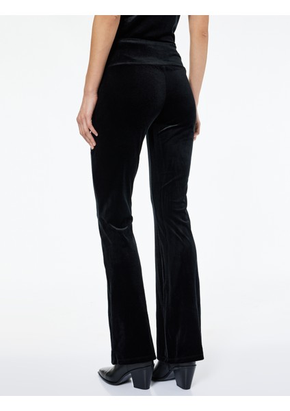 Slim Fit Ispanyol Paça Kadife Tayt fırsatları