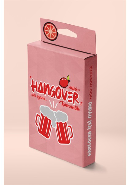 Hangover Romantik Mini Içki Kart Oyunu 45 Adet Kart fırsatları
