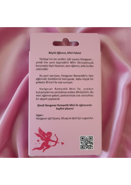 Hangover Romantik Mini Içki Kart Oyunu 45 Adet Kart