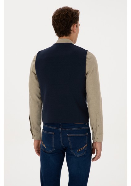 Erkek Lacivert Hırka (Triko) 50308565-VR033 indirimleri