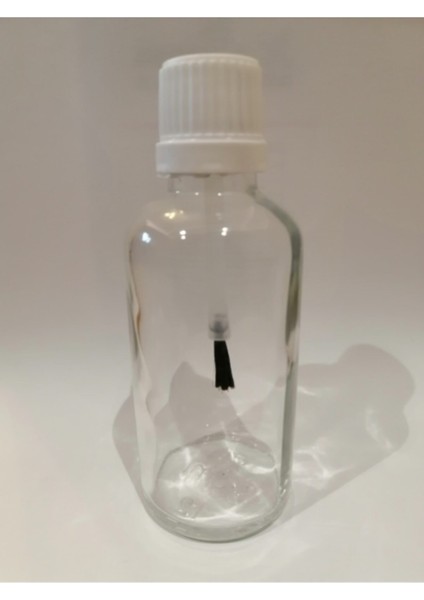 30CC Şeffaf Fırça Başlıklı Cam Şişe,medikal ŞIŞE,100 Adet