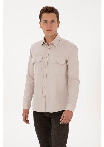 Erkek Taş Gömlek Desenli 50308275-VR049