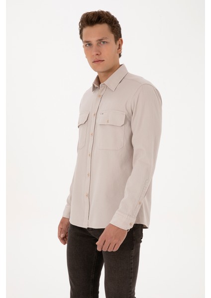 Erkek Taş Gömlek Desenli 50308275-VR049 modelleri