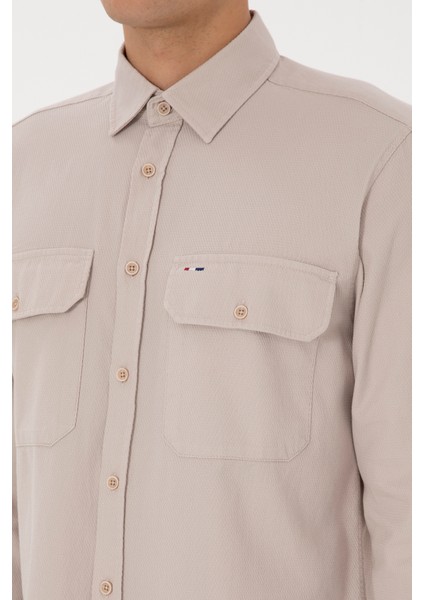 Erkek Taş Gömlek Desenli 50308275-VR049