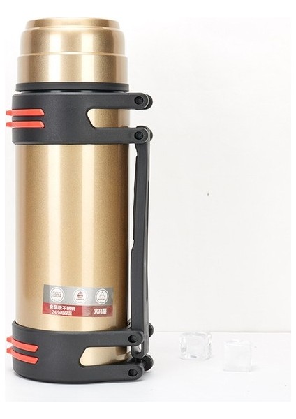 Mengxiaofei 2.0l Büyük Kapasiteli Vakum Yalıtım Soğutma Paslanmaz Çelik Termos (Yurt Dışından)