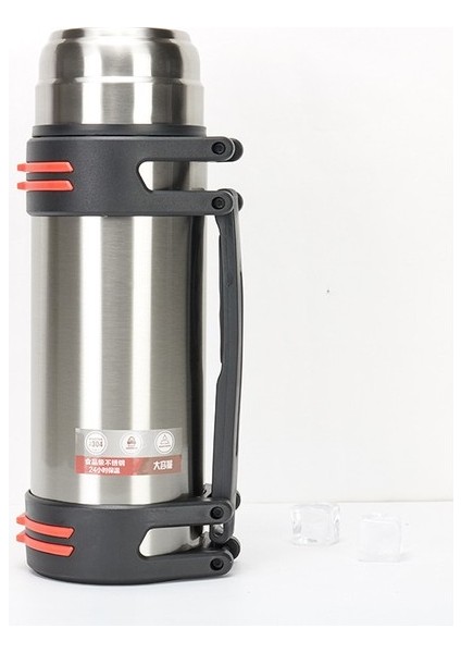 Mengxiaofei 2.0l Büyük Kapasiteli Vakum Yalıtım Soğutma Paslanmaz Çelik Termos (Yurt Dışından)