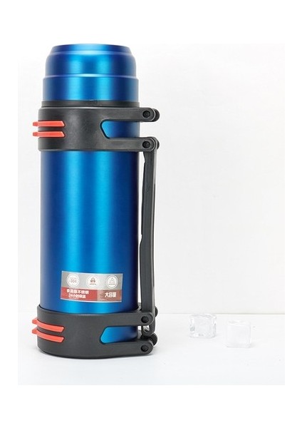 Mengxiaofei 2.0l Büyük Kapasiteli Vakum Yalıtım Soğutma Paslanmaz Çelik Termos (Yurt Dışından)