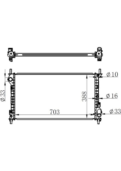 MOTOR SU RADYATORU CONNECT 1.8TDCI 75PS 90PS 110PS 2002KLIMALI 2 SIRA AL PL BRAZING 4T168005GA 8T168005BB 1365996