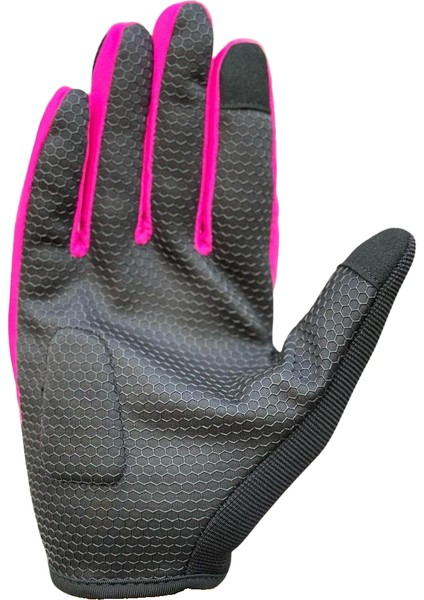 Revertech Aura Pembe - Dokunmatik Ekran Uyumlu Motosiklet Eldiveni (Kadın)