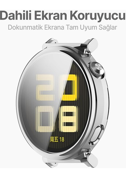 Huawei Watch Gt 6 46MM Uyumlu Tpu (Yumuşak Silikon) Kasa Koruyucu fırsatları