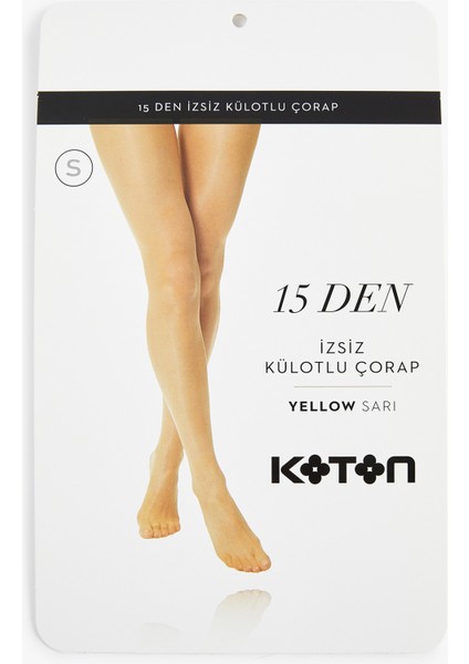 15 Den Iz Bırakmayan Külotlu Çorap