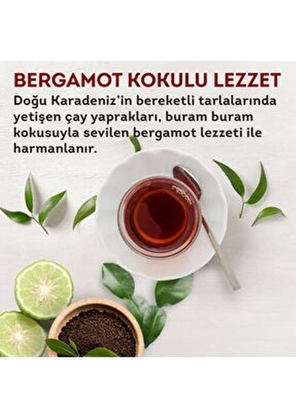 Earl Grey Dökme Çay Bergamot Aromalı 1 kg Özel Seri Tazeliği Koruyan Paket
